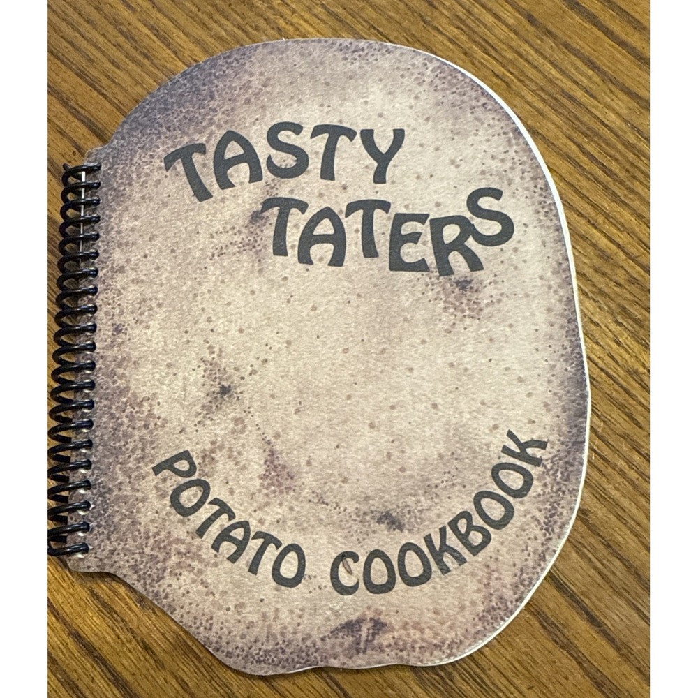 Tasty Taters Potato Cookbook Vntg 1989 Grand Cookbooks‎ Michigan Die Cut Spiral